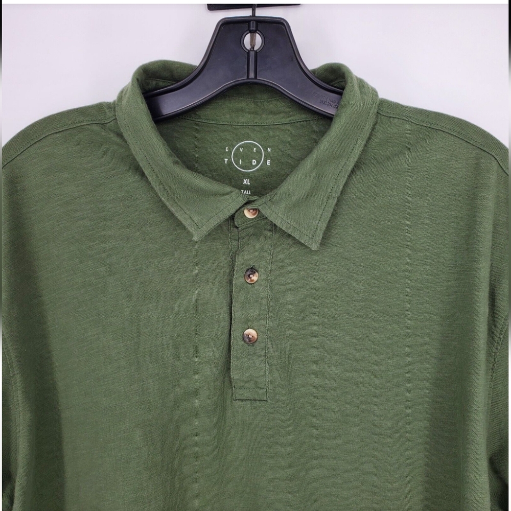 Even Tide 3XL Men's evergreen shade of Green Polo Shirt NWT